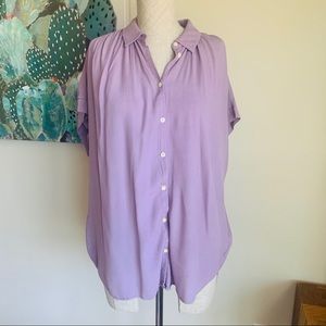 Madewell Central Drapey blouse size Medium